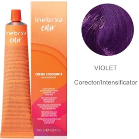 Vopsea inebrya 100 ml -VIOLET/VIOLA (CORECTOR/INTENSIFICATOR)