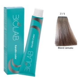Vopsea pentru par BioLab 7/11(Blond cenusiu deschis ) 100 ml