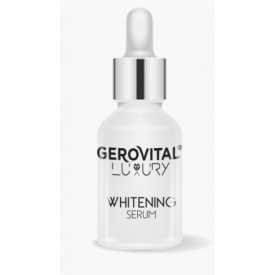 Ser pentru Albire cu Niacinamidă – Estompare Pete Pigmentare, Efect de Luminozitate și Hidratare, Gerovital Luxury, 15 ml