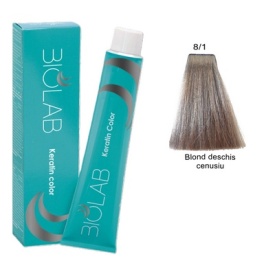 Vopsea pentru par BioLab 8/1( Blond cenusiu deschis) 100 ml - Img 1