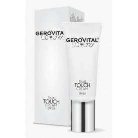 Cremă Final Touch SPF 25 Corectoare și Hidratantă – Efect Instant de Întinerire, Netezire și Uniformizare, Nuanță Adaptabilă, Gerovital Luxury, 30 ml - Img 2