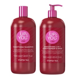 SET UP to YOU LISS PENTRU NETEZIRE-Inebrya -( Sampon 1L , Masca 1L )