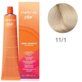 Vopsea inebrya 100 ml -11/1 VERY LIGHT ASH