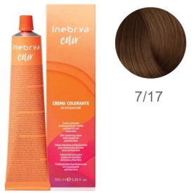 Vopsea inebrya 100 ml 7/17 CASHMERE BLONDE