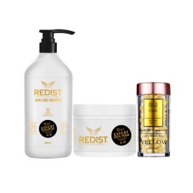 KIT EXPERT 12 in 1 Redist Professional (Sampon 1L, Masca 500 ml, Capsule de păr Redist Professional )