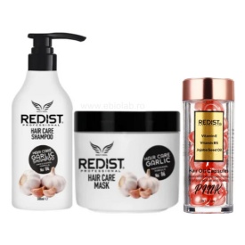 Pachet Special REDIST pentru cresterea si regenerarea parului (Sampon 500 ML, Masca 475 ML ,Capsule pink)