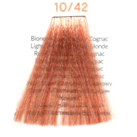 Vopsea inebrya 100 ml - 10/42 ( Blond platinat Cognac) - Img 2