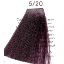 Vopsea inebrya 100 ml -5/20 VIOLET CHERRY LIGHT BROWN - Img 2