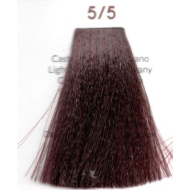 Vopsea inebrya 100 ml - 5/5 LIGHT CHESTNUT MAHOGANY - Img 2