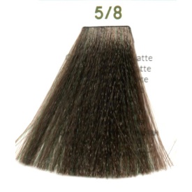 Vopsea inebrya 100 ml - 5/8 LIGHT CHESTNUT MATTE - Img 2