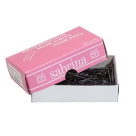 Agrafe negre Sabrina, 200 g, 5 cm