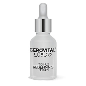 Ser pentru Redefinirea Tonusului – Fermitate și Elasticitate pentru Ten Normal și Uscat, Gerovital Luxury, 15 ml