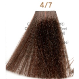 Vopsea inebrya 100 ml - 4/7 CHESTNUT BROWN (COFFEE) - Img 2