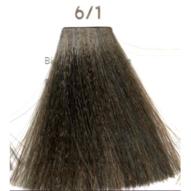 Vopsea inebrya 100 ml - 6/1 (blond inchis cu reflex de cenusiu) - Img 2
