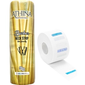 Guler de hartie pentru frizerie set 5role x 100benzi - ATHINA