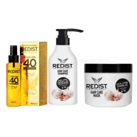 KIT REDIST pentru reparare si regenerare ( Sampon 500 ML, Masca 475 ML,Ulei 40s overdose 150 ml)