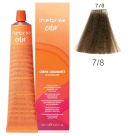Vopsea inebrya 100 ml - 7/8 BLONDE MATTE - Img 1