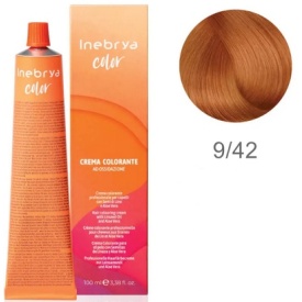 Vopsea inebrya 100 ml - 9/42( blond Cognac) - Img 1