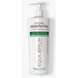 Loțiune Tonică Seboreglatoare cu Sebaryl® și Niacinamidă pentru Ten Gras , Gerovital H3 Equilibrium, 500 ml