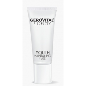 Mască pentru Menținerea Tinereții cu Argilă și Cărbune – Regenerare, Fermitate și Luminozitate, Gerovital Luxury, 100 ml