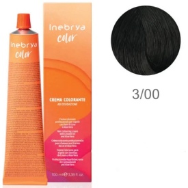 Vopsea inebrya 100 ml - 3/00 INTENSE DARK CHESTNUT