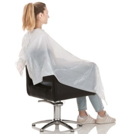 Pelerine ALBE 100 x 150cm frizerie/coafor set 50 buc - ATHINA - Img 2