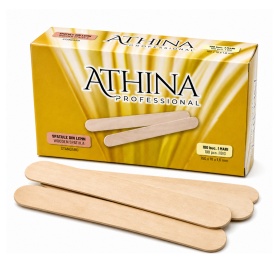 SPATULE MARI DIN LEMN PENTRU EPILAT CUTIE ATHINA -100 BUCATI