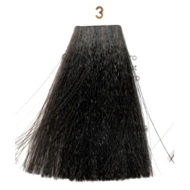 Vopsea inebrya 100 ml - 3 PURE DARK CHESTNUT - Img 2