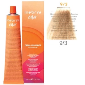 Vopsea inebrya 100 ml - 9/3 ( auriu)
