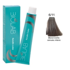 Vopsea pentru par BioLab 6/11(blond inchis cenusiu intens) 100 ml - Img 1