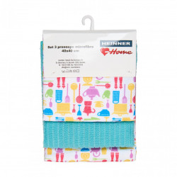 SET 3 PROSOAPE MICROFIBRA 40X40CM KITCHE - Img 1