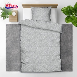 Set de pat single bumbac, 92 gsm,Paisley - Img 2
