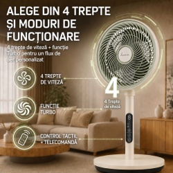 VENTILATOR CU PICIOR FRAM FSF-MAT35BG-GR - Img 7