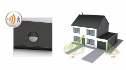 RACCOON WALL LANTERN ANTHRACITE 1X3W SEL - Img 2