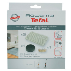 Set 1 filtru de spuma 2 mopuri din microfibra 1 cartus anticalcar pentru aspirator ROWENTA Clean and Steam RY7557WH - Img 1
