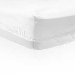 CEARCEAF PAT CU ELASTIC 180X200 CM ALB - Img 1