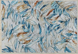 COVOR CU PRINT DIGITAL 3D 70X140 CM LEAF - Img 2