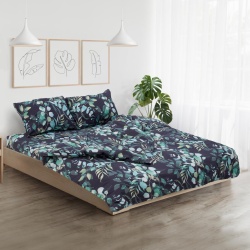 Set de pat king size bumbac, 92 gsm,Jade - Img 9