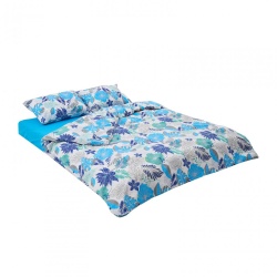 Lenjerie kingsize, bumbac,132 TC, Ciel - Img 5