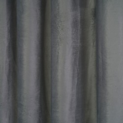 Set 2 draperii catifea 140x270 cm - Gri - Img 3