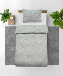 Set de pat single bumbac, 92 gsm,Paisley - Img 8
