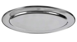 TAVA OVALA DIN INOX 55x38x2.5 CM
