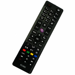 Telecomanda pentru LCD TELEFUNKEN DIGIHOME TELETECH RC4862neagra cu functiile telecomenzii originale