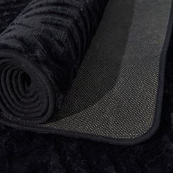 COVOR BLANITA DOVER 80X150 CM BLACK - Img 5