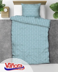Set de pat single bumbac, 92 gsm, River