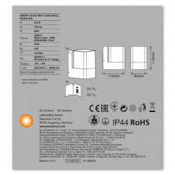 SMART OUTD WIFI CUBE WALL RGBW DG LEDV - Img 3