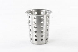 SUPORT USTENSILE INOX,D:11.5CM,H:14 CM - Img 1