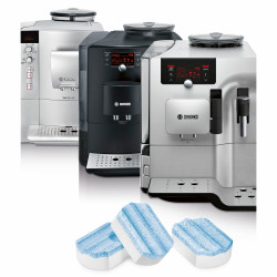 Tablete curatare automat cafea Bosch 3 buc 2 in 1 pt programele Descaling si Calcnclean