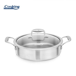 CRATITA INOX+CAPAC 26X7CM, 3.5L, ATOMIC3