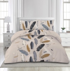 Lenjerie de pat microfibra KS, Feather